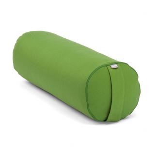 Bodhi Yoga Bolster valec na jogu ECO špalda 100% organická bavlna 65 x 22 cm Farba: Olivová (zelená)