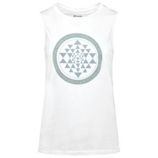 Bodhi Yoga Men Shirt tielko YANTRA - GAYATRI pre mužov biele Veľkosť oblečenia: XL