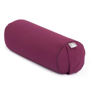 Bodhi Yoga MINI Bolster - valec Neckroll ECO 100% organická bavlna 38 x 14 cm Farba: Baklažánová (fialová)