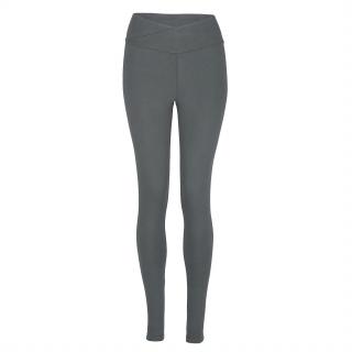 Bodhi Yoga Yamadhi Basic Leggins crossed waist Organic cotton legíny antracitové Veľkosť oblečenia: L