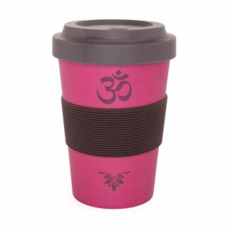 Bodhi Yogi Cup 2 Go OM Berry bambusový pohár 480ml