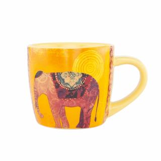 Bodhi Yogi Mug keramický hrnček ELEPHANT 300ml (žltý)