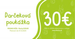 Flexity Darčeková poukážka 30 EUR