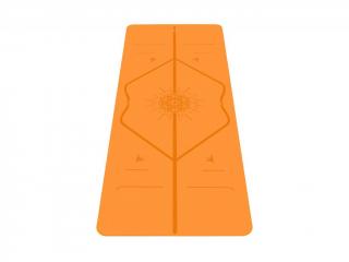 Liforme Happiness Travel Mat joga podložka 2 mm (žlto-oranžová)
