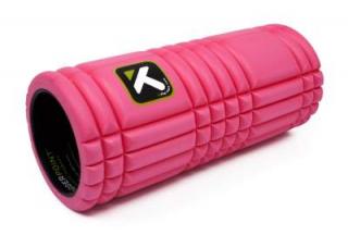 Masážny valec Trigger point foam roller Grid na fasciálnu masáž Farba: Ružová