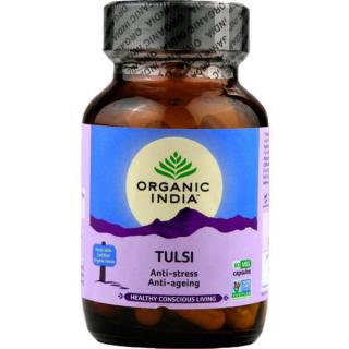 Organic India Tulsi kapsuly 60 ks obranyschopnosť, stres, vitalita