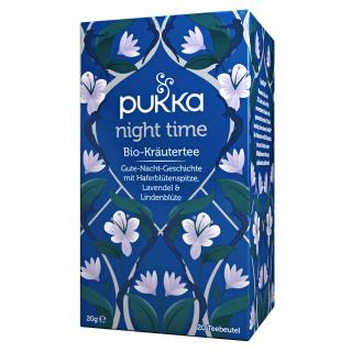 PUKKA Herbs Ajurvédsky Bio čaj Night time 20 vrecúšok