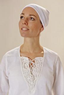 Satnam Kundalini Joga Tunika AMRITSAR pre ženy biela Veľkosť oblečenia: M