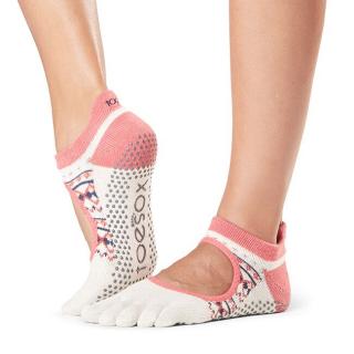 Toesox Fulltoe Bellarina Grip protišmykové ponožky (Country) Veľkosť oblečenia: M 39-42.5