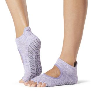 Toesox Halftoe Bellarina Grip protišmykové ponožky (Heather Purple) Veľkosť oblečenia: M 39-42.5