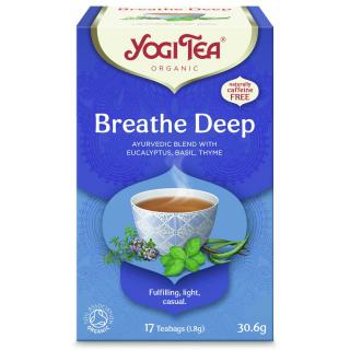 Yogi Tea Breathe Deep (prieduškový) – Ajurvédsky bylinný čaj porciovaný BIO 17 × 1,8 g