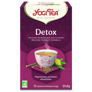 Yogi Tea Feel Pure (Detox) ajurvédsky bylinný čaj 17 x 1,8 g