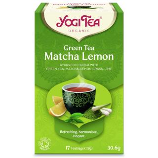 Yogi Tea Matcha Lemon ajurvédsky zelený čaj s matcha 17×1,8g
