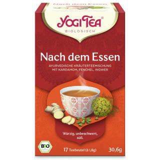 Yogi Tea Stomach ease (na trávenie) – Ajurvédsky bylinný čaj porciovaný BIO 17 × 1,8 g
