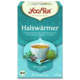 Yogi Tea Throat comfort (úľava hrdla) – Ajurvédsky bylinný čaj porciovaný BIO 17 × 1,95 g