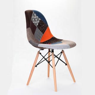 Jedálenská stolička PATCHWORK - škandinávsky štýl