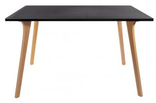 Jedálenský stôl BENY 120x80 čierny