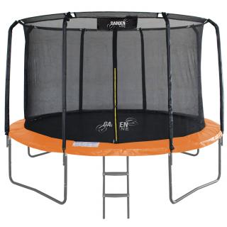 Trampolína s vnútornou sieťkou 374 cm Gardenline PRO - oranžová