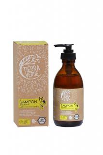 Brezový šampón na suché vlasy s vôňou citrónovej trávy, Tierra Verde 230 ml