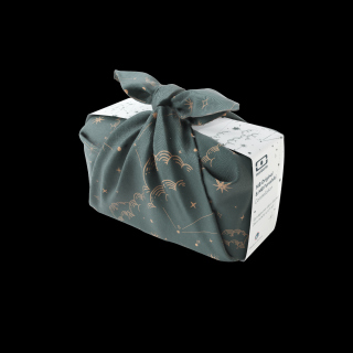 Darčekový set - obedový box Monbento Original Constellation v baliacej látke Furoshiki