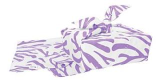 Furoshiki bavlnená látka na balenie fialová