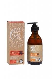 Gaštanový šampón pre posilnenie vlasov s vôňou pomaranča, Tierra Verde 230 ml
