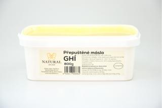 Ghí, prepustené maslo, Natural 800 g