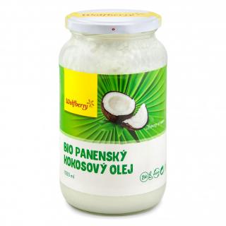 Kokosový olej BIO, Wolfberry 1l