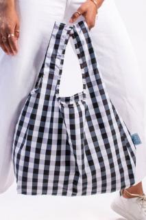 Nákupná taška Gingham Black & White, Kind Bag