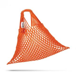 Sieťová taška - Pružná bavlnená - Oranžová