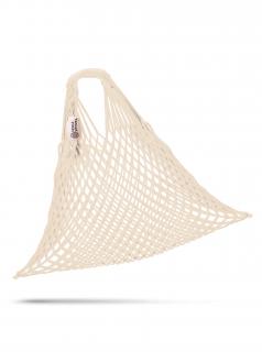 Sieťová taška - Pružná bavlnená - Prírodná