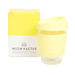 Sklenený pohár NEON KACTUS žtlý 340ml