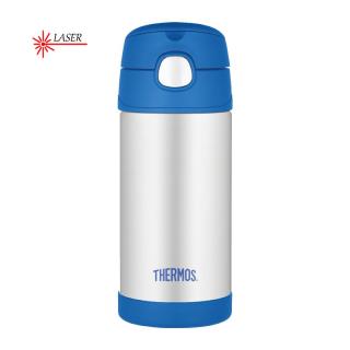 Thermos - Detská termoska so slamkou FUNtainer modrá, 0,355 l