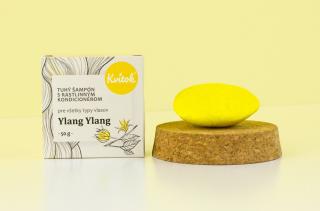 Tuhý šampón s kondicionérom - Ylang ylang, Kvitok 50 g