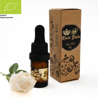 Vzácny ružový olej Biela ruža, Bio Sozole Rose 3 g