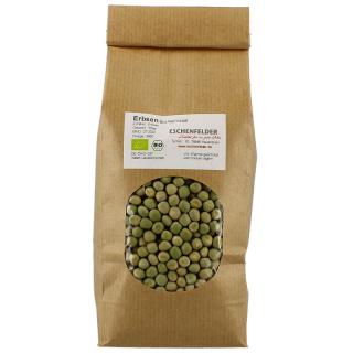 Zelený hrášok Bio semienka na nakličovanie, Eschenfelder 500 g