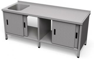 Umývací stôl dlhý US-18 ŠxHxV: 200x70x85 cm