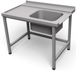 Vstupný stôl k umývačke US-39 ŠxHxV: 100x75x88 cm