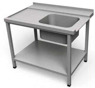 Vstupný stôl k umývačke US-40 ŠxHxV: 150x75x88 cm