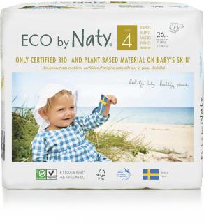 Eco by Naty plienky 4 (7 - 18 kg, 26 ks)