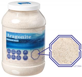 Aragonit natural sand - substrát pre morské a cichlidové akváriá (2,8kg) mm: 0,3-1,2mm