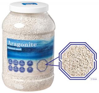 Aragonit natural sand - substrát pre morské, cichlidové akváriá a refugium (9kg) mm: 2-3mm