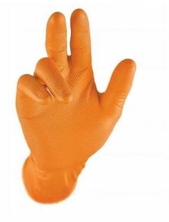 Pracovné rukavice nitrilové Orange PREMIUM L 50ks