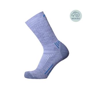 APASOX|SHERPAX KAZBEK Juncal light grey trekové ponožky Veľkosť: (39-42)