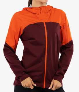RAB Kinetic Ultra Waterproof Jacket Woman Red Grapefruit/Deep Heather Veľkosť: XXL
