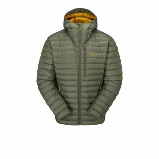 Rab Microlight Alpine light khaki PÁPEROVÁ BUNDA Farba: kaki, Veľkosť: XL