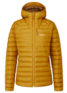 Rab Microlight Alpine W Dark Butternut PÁPEROVÁ BUNDA Farba: Yellow, Veľkosť: S