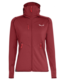 SALEWA AGNER HYBRID PL/DST W FZ HDY syrah melange Farba: RED, Veľkosť: XL