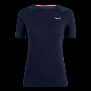 SALEWA CRISTALLO WARM T-SRT dámske termo tričko navy blazer Farba: Modrá, Veľkosť: L
