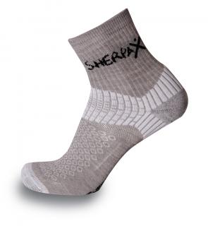 SHERPAX MISTI light grey športové termo ponožky Farba: Sivá, Veľkosť: (35-38)
